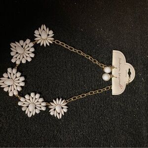 White Floral Necklace